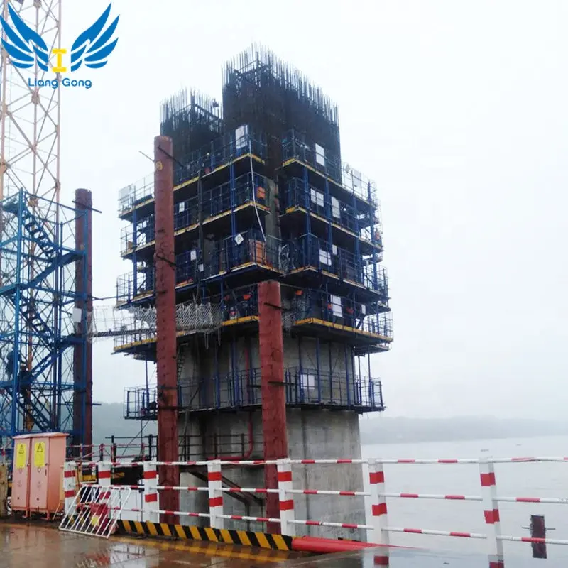Lianggong Hydraulic Self Climbing Auto-climbing Bracket Concrete Climbing Formwork System for High rise building