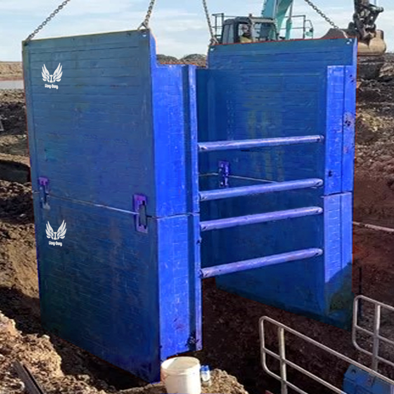 Lianggong Lightweight Steel Trench Shoring Box Manhole Box