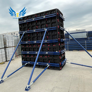 China Easy-operation Resuable Lighweight ABS Plastic Formwork for Concrete Wall Slab Column Construction 