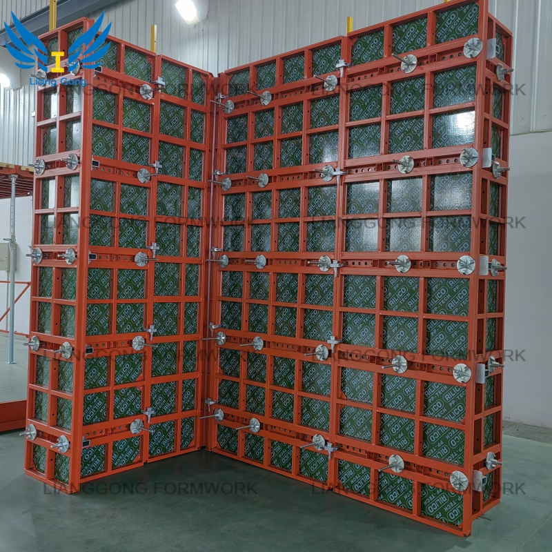 High Effciency and reusable Steel Frame Formwork icf Forms for Concrete