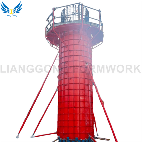 Lianggong Manufacturer Steel Circle Column Formwork Customized for Column Concrete Construction