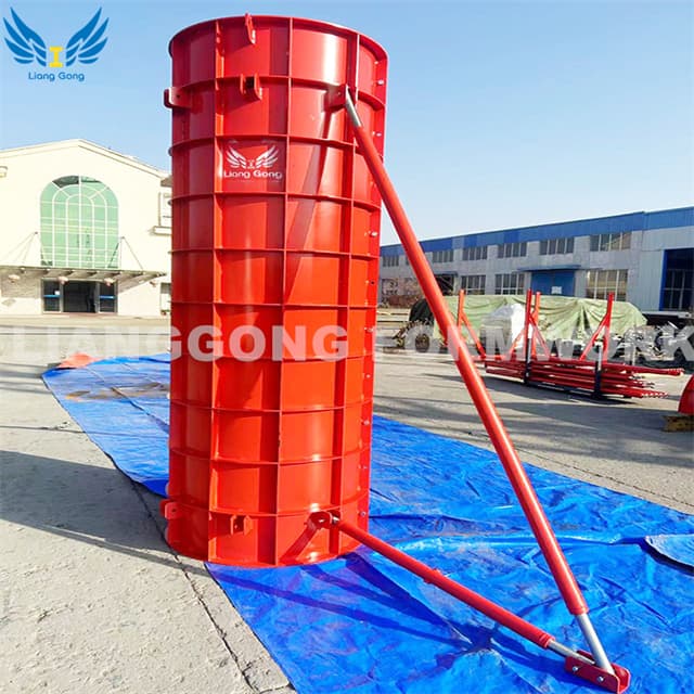 Lianggong Manufacturer Steel Circle Column Formwork Customized for Column Concrete Construction
