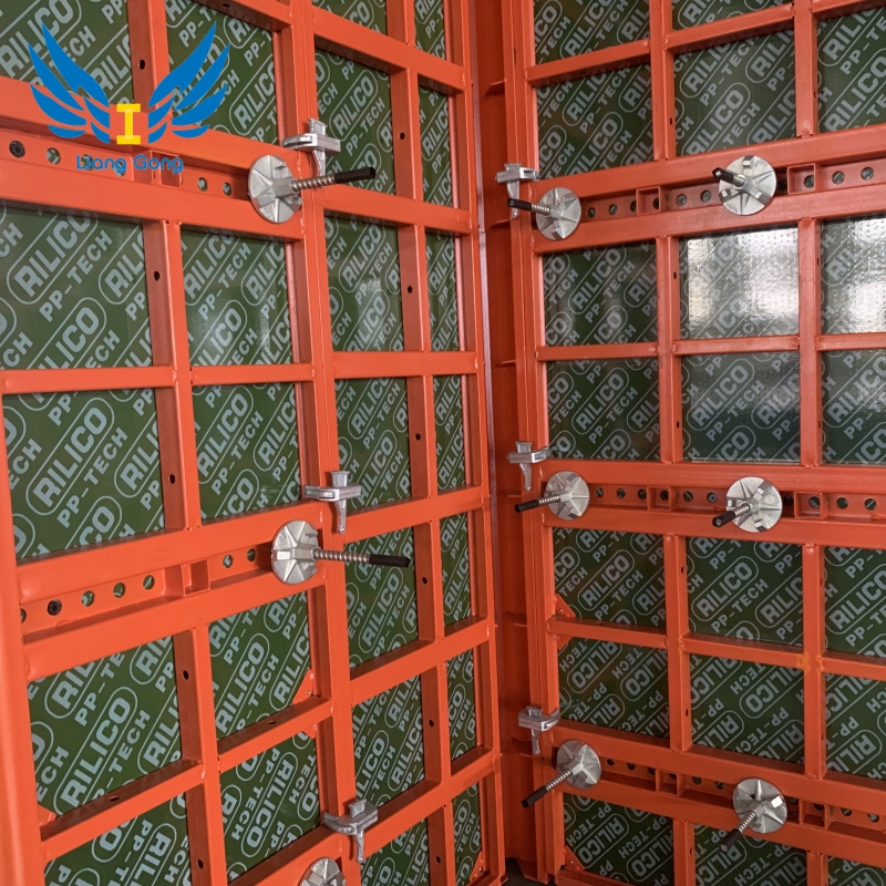High Effciency and reusable Steel Frame Formwork icf Forms for Concrete