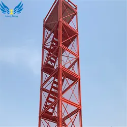 CHINA LIANGGONG Galvanized Ringlock Tower Stair Scaffolding For Construction