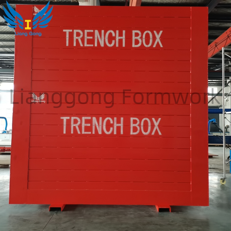 Lianggong Hot Sale Trench Shield Trench Shoring System Steel Material With Factory Price