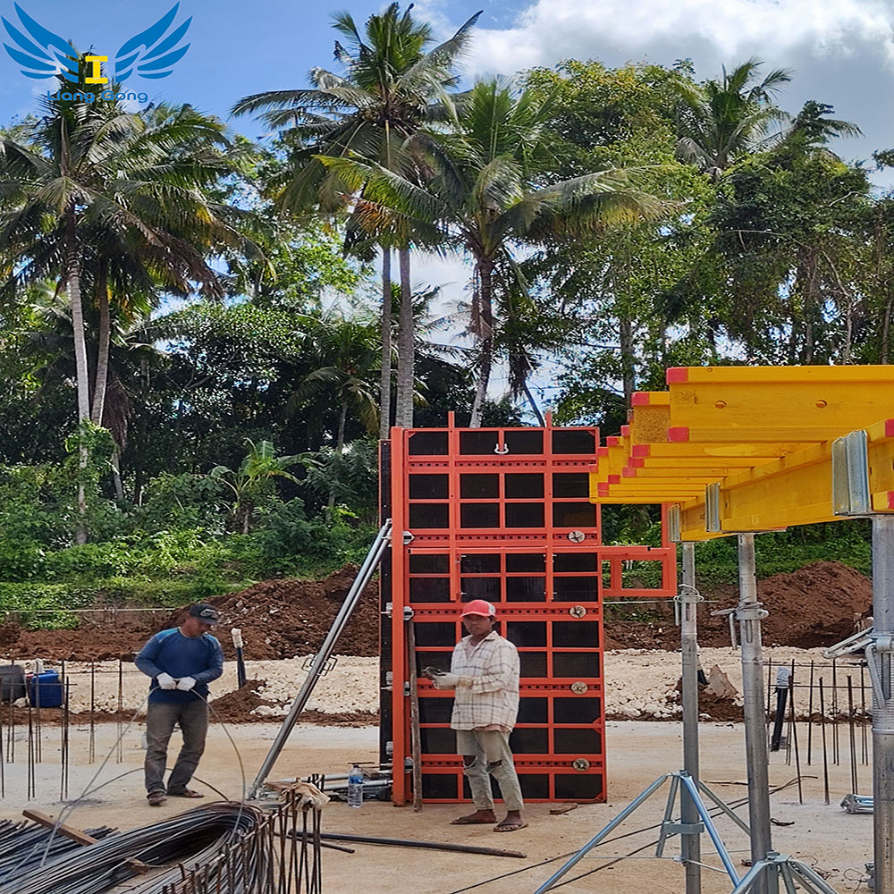 Customized Reusable 65 Steel Frame Formwork for Concrete Walls and Columns