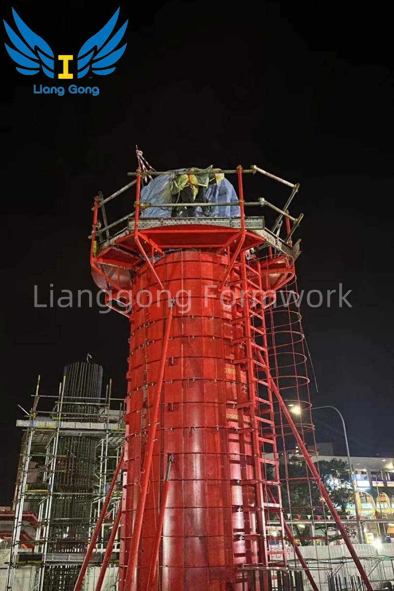 Lianggong Adjustable and Customized Apartment Concrete steel formwork profile wall steel formwork with low price