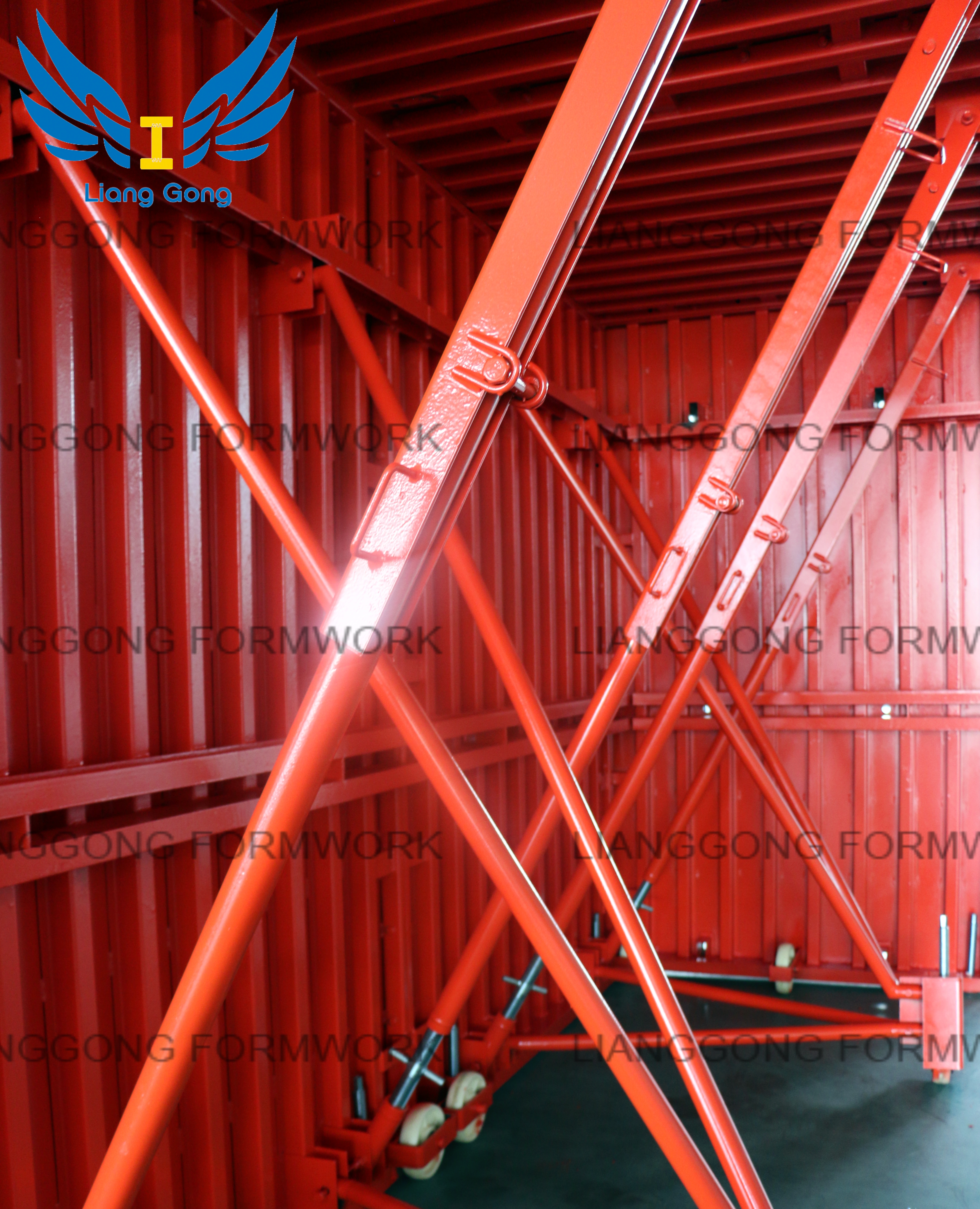 Lianggong Tunnel Formwork for Housing Suitable for Walls and Slabs Contruction at One Time