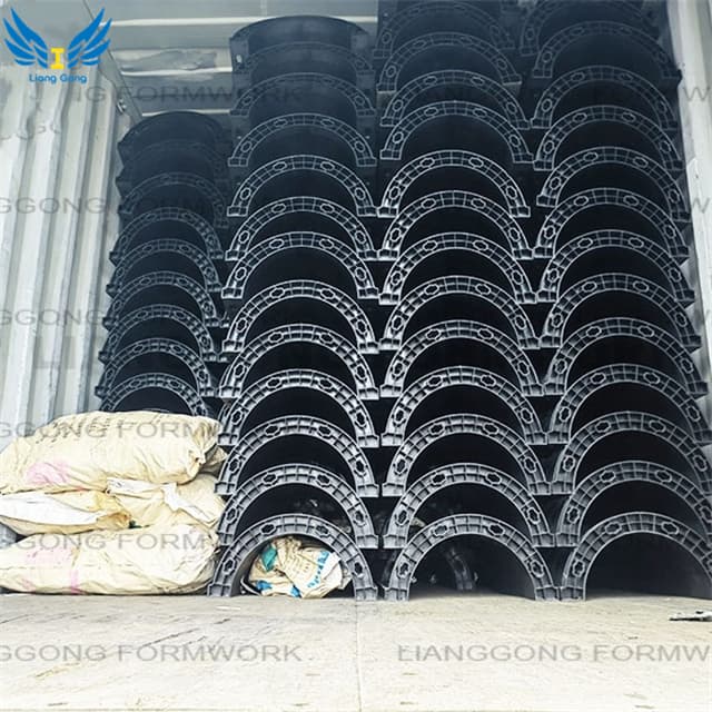 Lianggong Labor-saving Plastic Circular Formwork/Square Column Formwork for Column Concrete Construction
