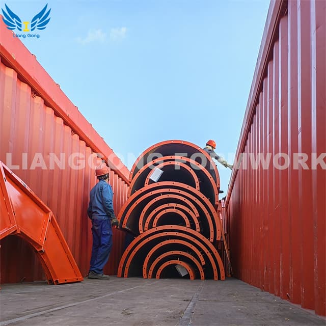 Lianggong Manufacturer Steel Circle Column Formwork Customized for Column Concrete Construction