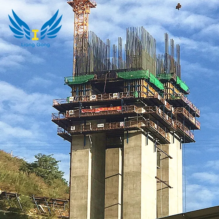 Lianggong Hydraulic Self Climbing Auto-climbing Bracket Concrete Climbing Formwork System for High rise building