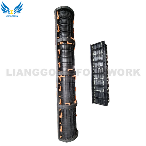 Lianggong Labor-saving Plastic Circular Formwork/Square Column Formwork for Column Concrete Construction