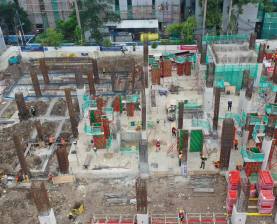 Steel formwork for high-rises