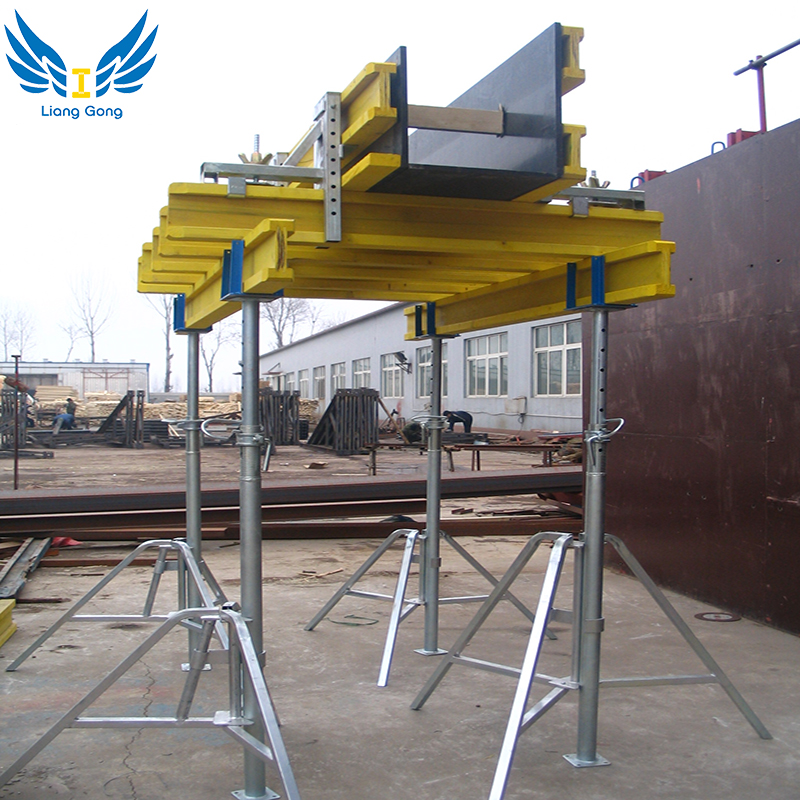 Construction Team Discussing Timber Formwork