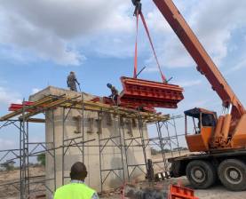 Steel formwork for bridges